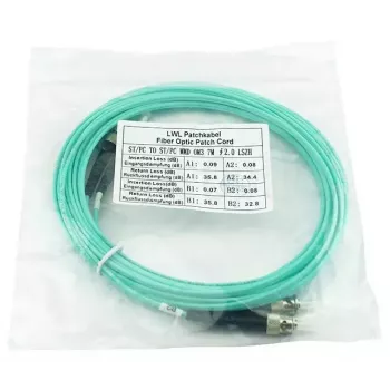 BlueOptics SFP3333EU0.5MK InfiniBand šviesolaidinis kabelis 0,5 m ST Aqua