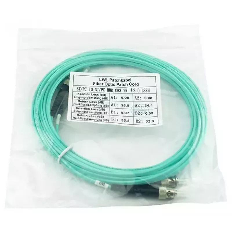 BlueOptics SFP3333EU0.5MK InfiniBand šviesolaidinis kabelis 0,5 m ST Aqua