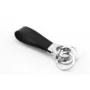 Raktų pakabukas TROIKA KR8-02/LE Black Silver Leather 31mm
