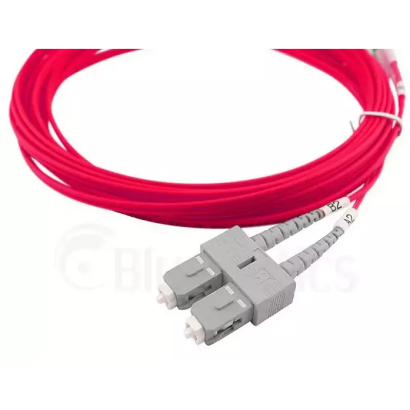 Skaidulinis optinis kabelis BlueOptics SFP3233FU0.5MK SC ST OM4 0,5 m Magenta