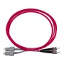 Skaidulinis optinis kabelis BlueOptics SFP3233FU0.5MK SC ST OM4 0,5 m Magenta
