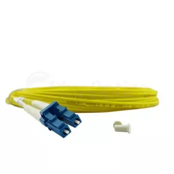 BlueOptics InfiniBand šviesolaidinis kabelis 5m LC vyras-vyras geltonas