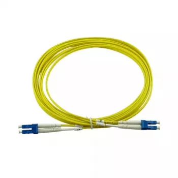 BlueOptics InfiniBand šviesolaidinis kabelis 5m LC vyras-vyras geltonas