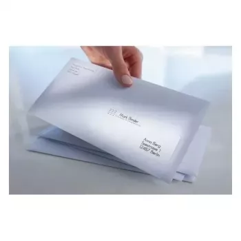 Lipnūs etikečių lapai Avery 7160-10, 210 vnt., balta, stačiakampė
