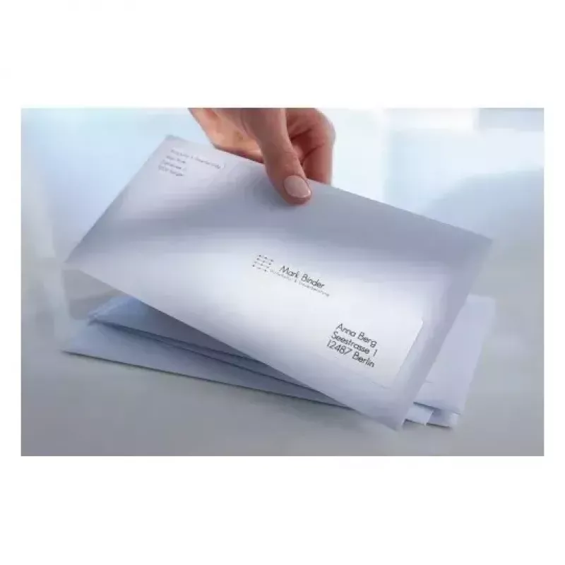 Lipnūs etikečių lapai Avery 7160-10, 210 vnt., balta, stačiakampė