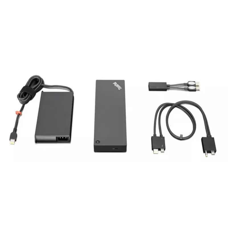 Lenovo ThinkPad Thunderbolt 3 Workstation Gen 2 dokas, laidinis, juodas