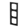 Busch-Jaeger 1723-885K juodas dengiamasis dangtelis, termoplastikas, bevaržtis, 80×222×11 mm