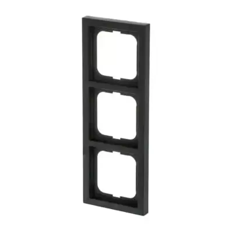 Busch-Jaeger 1723-885K juodas dengiamasis dangtelis, termoplastikas, bevaržtis, 80×222×11 mm