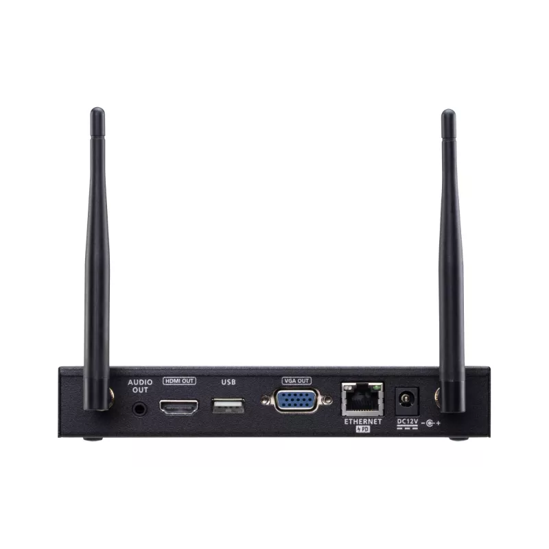 ATEN VP2021 PresentON™ 4K belaidis pristatymo jungiklis su Quad View, darbalaukio, juodas