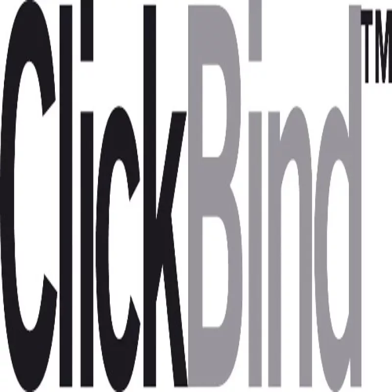 GBC ClickBind nugarėlė A4 34R 8mm, juoda, 45 lapų, plastikinė, A4, 8 mm, 280 g