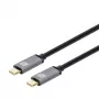 Techly USB 3.2 Gen 2 USB-C laidas M/M 1 m juodas