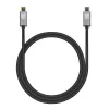 Techly USB 3.2 Gen 2 USB-C laidas M/M 1 m juodas