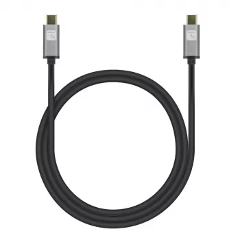 Techly USB 3.2 Gen 2 USB-C laidas M/M 1 m juodas