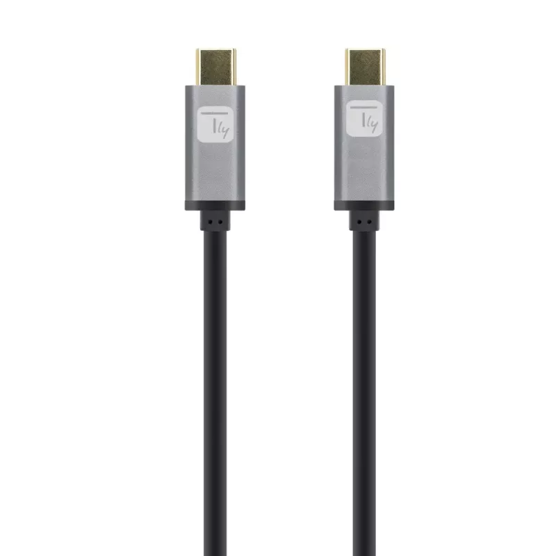 Techly USB 3.2 Gen 2 USB-C laidas M/M 1 m juodas