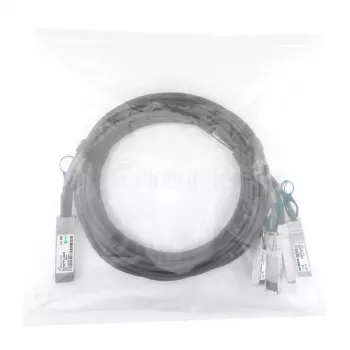 BlueOptics Q28-4S28-DAC-3M-NA InfiniBand/šviesolaidinis kabelis 3 m QSFP28 4xSFP28 Kištukas/Kištukas