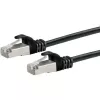 Tinklo kabelis Schwaiger CKB6025 053 RJ-45 Cat6 2,5 m Juodas