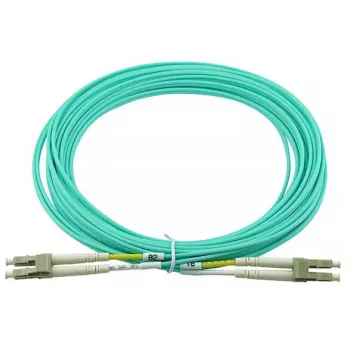 Skaidulinis optinis kabelis BlueOptics AJ834A-BO 1 m 2x LC OM3 pilnas dupleksas