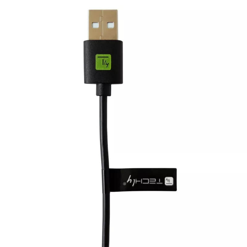 Techly ICOC MUSB20-CMAM05T USB kabelis USB 2.0 0.5 m USB A USB C juodas