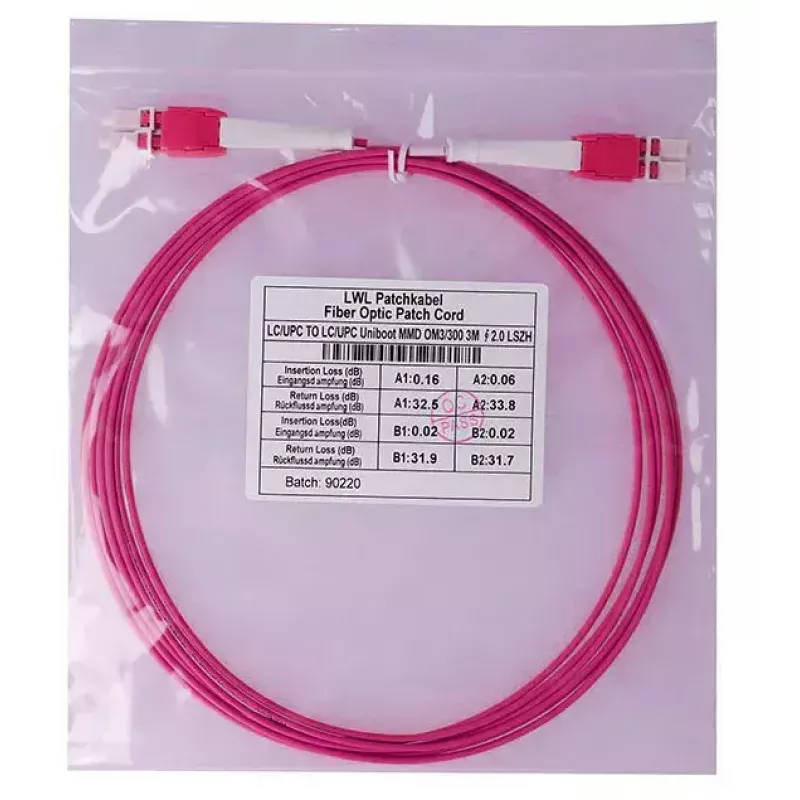 Skaidulinis optinis kabelis BlueOptics SFP8181FU0.5MK 0,5 m LC OM4
