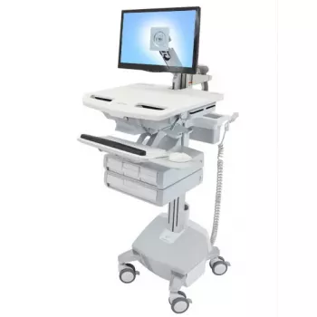 Multimedijos vežimėlis Ergotron StyleView aliuminis pilkai baltas
