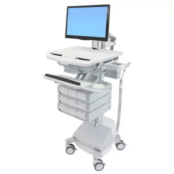 Multimedijos vežimėlis Ergotron StyleView aliuminis pilkai baltas