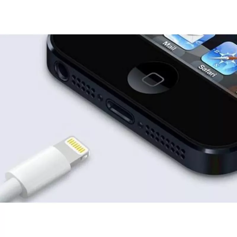 Techly ICOC APP-8WH1 laidas „Lightning“ 1 m baltas