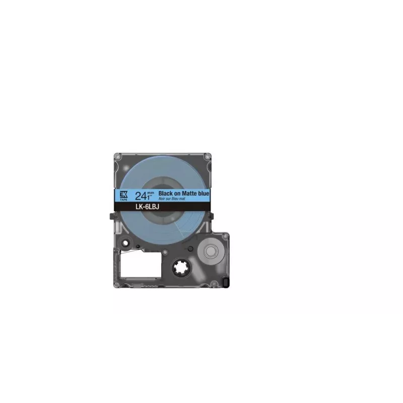 Epson LK-6LBJ juosta etiketėms, termoperkėlimo, 2,4 cm, mėlyna matinė