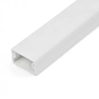 StarTech.com kabelių kanalas su lipnia juosta ir dangteliu, 19 mm x 11 mm, 1 m, PVC, baltas