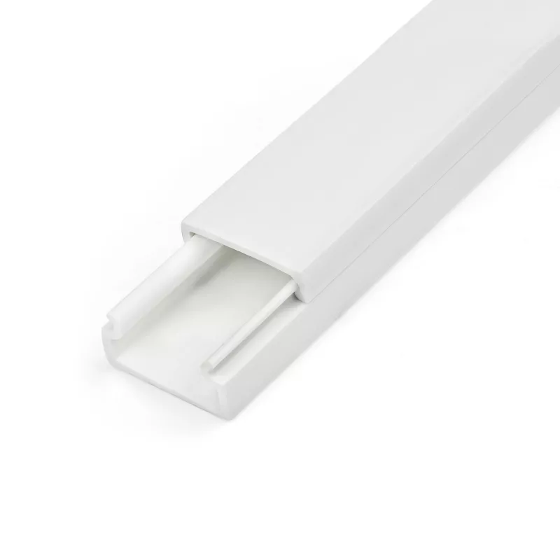 StarTech.com kabelių kanalas su lipnia juosta ir dangteliu, 19 mm x 11 mm, 1 m, PVC, baltas