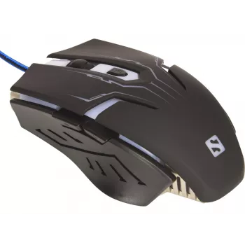 Sandberg Eliminator pelė, dešinei rankai, USB Type-A, 2400 DPI, juoda