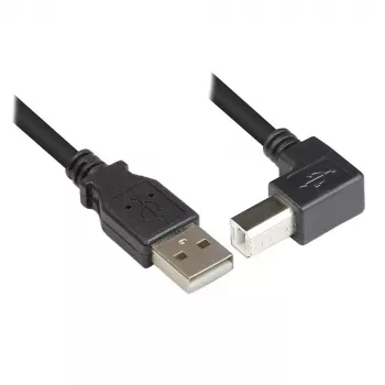 Techly USB 2.0 laidas A Kištukas / B Kištukas Kampus 0,5m ICOC U-AB-005-ANG