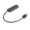 USB 3.1 A į SATA adapteris keitiklis lyties 0,2 m juodas Akasa AK-AU3-07BK