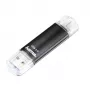 Hama Laeta Twin USB atmintukas 256 GB USB Type-A / Micro-USB 3.2 Gen 1 Juodas