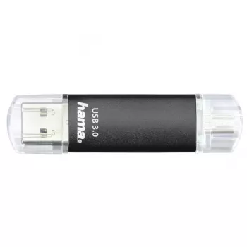 Hama Laeta Twin USB atmintukas 256 GB USB Type-A / Micro-USB 3.2 Gen 1 Juodas