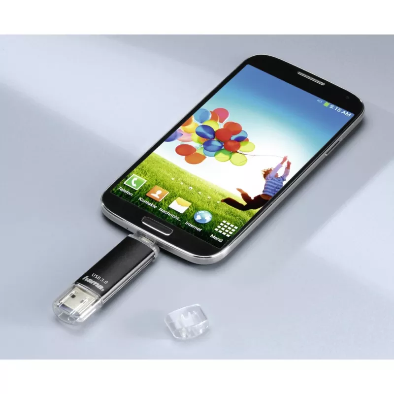 Hama Laeta Twin USB atmintukas 256 GB USB Type-A / Micro-USB 3.2 Gen 1 Juodas