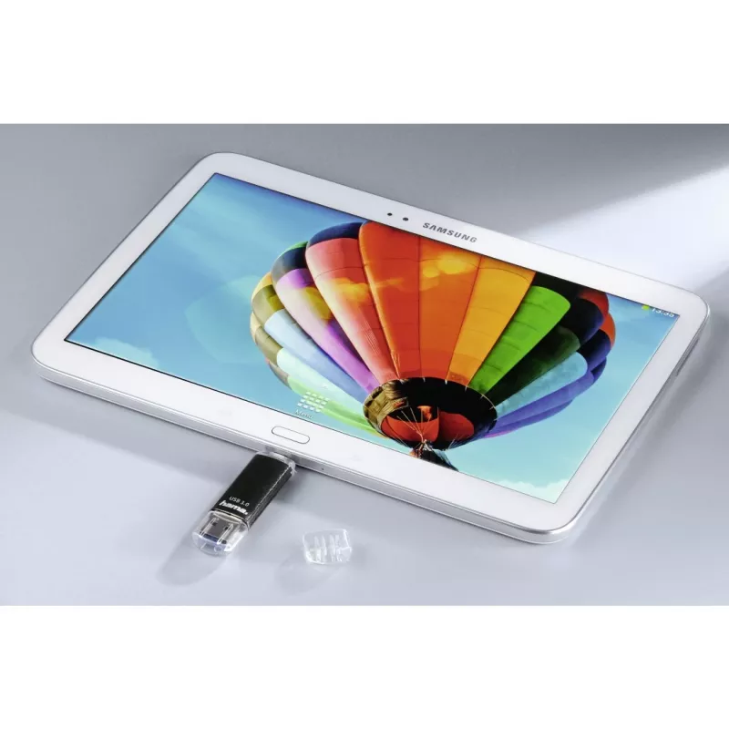 Hama Laeta Twin USB atmintukas 256 GB USB Type-A / Micro-USB 3.2 Gen 1 Juodas