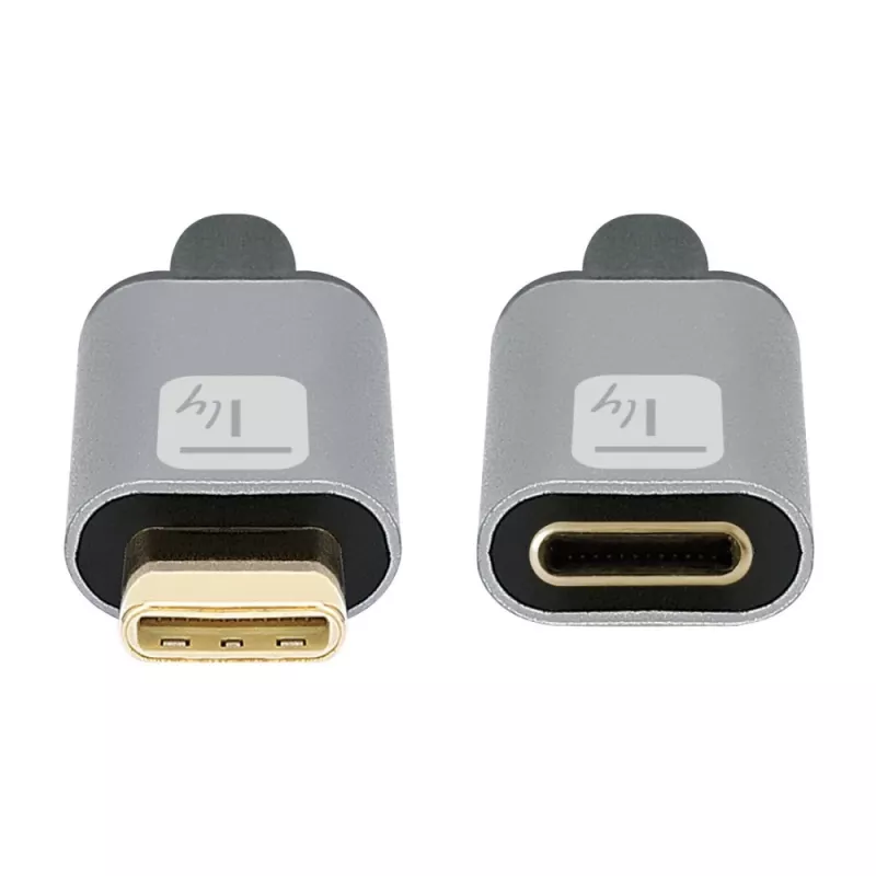 Techly USB 3.2 Gen 2 USB-C M/F Laidas 1 m Juodas