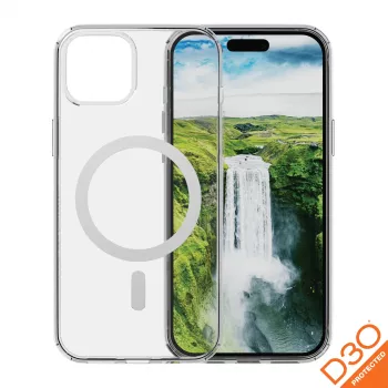dbramante1928 Iceland Ultra D3O MagSafe dėklas iPhone 17e/16e/SE, skaidrus (IU61CL001902)
