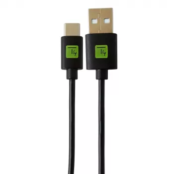 Techly ICOC MUSB20-CMAM20T USB laidas USB 2.0 2 m USB A USB C juodas