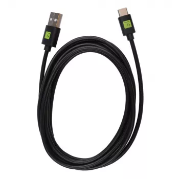 Techly ICOC MUSB20-CMAM20T USB laidas USB 2.0 2 m USB A USB C juodas