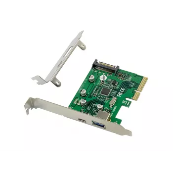 Conceptronic EMRICK PCIe kortelė USB 3.2 Gen 2, 1x USB-C ir 1x USB-A