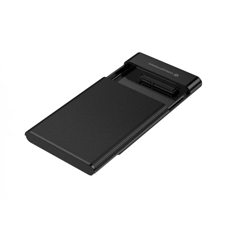 Conceptronic DANTE06B 2,5 colio išorinis kietojo disko dėklas USB 3.0, HDD/SSD korpusas, Serial ATA III, 6 Gbit/s, juodas