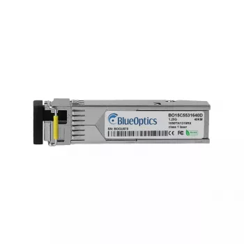 BlueOptics SFP-1GT15R13BX40-I-BO tinklo siųstuvas-imtuvas, vienmodis SFP, 1250 Mbit/s