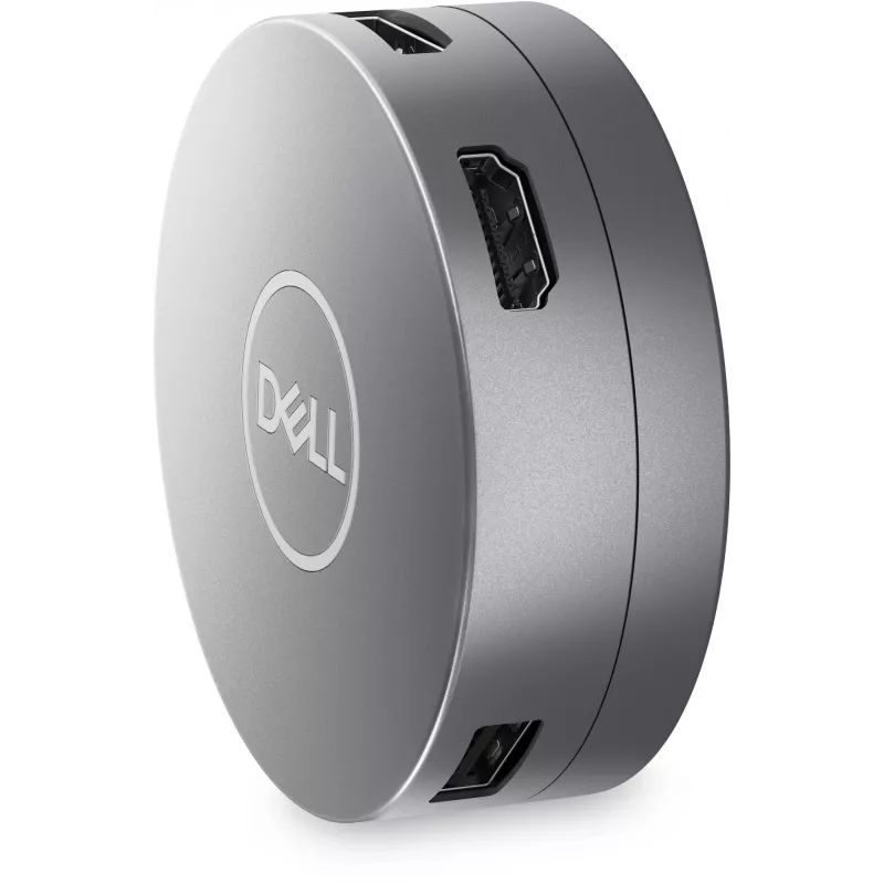 DELL 6-in-1 USB-C Multiport Adapter DA305 – laidinis USB 3.2 Gen 2 Type-C adapteris, sidabrinis, 4K