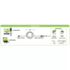 Techly IUSB-REP20TY USB laidas USB 2.0 5 m USB A juodas