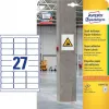 Lipnios etiketės Avery L7874-20 suapvalintas stačiakampis