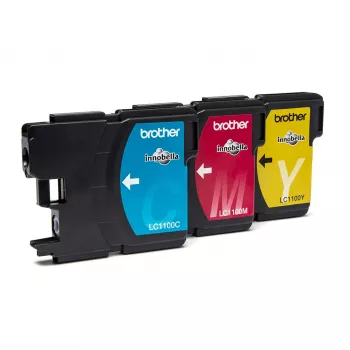 Brother LC1100RBWBP rašalo kasetė 3 vnt. Originali Cyan, Magenta, Yellow