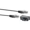 Tinklo kabelis Schwaiger TAL6731 533 RJ45 RJ45/TAE-F 3m Juodas