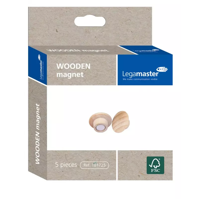 Medinis magnetas Legamaster 25mm 5vnt