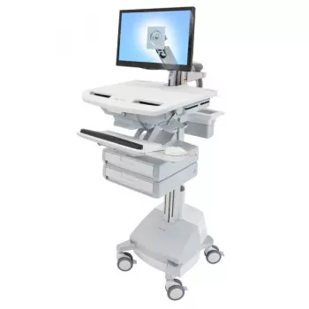 Multimedijos vežimėlis Ergotron StyleView aliuminio pilka balta
